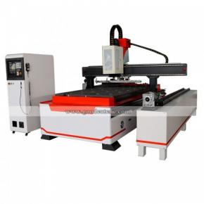 GC-1325ATC-R Chinese Manufacturer1530 ATC Cnc Router Machine with Side Rotary for Wood Cabinet Door Furniture Legs Engraving