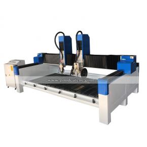 GC1325S Stone Cnc Router engraves Marble with Saw